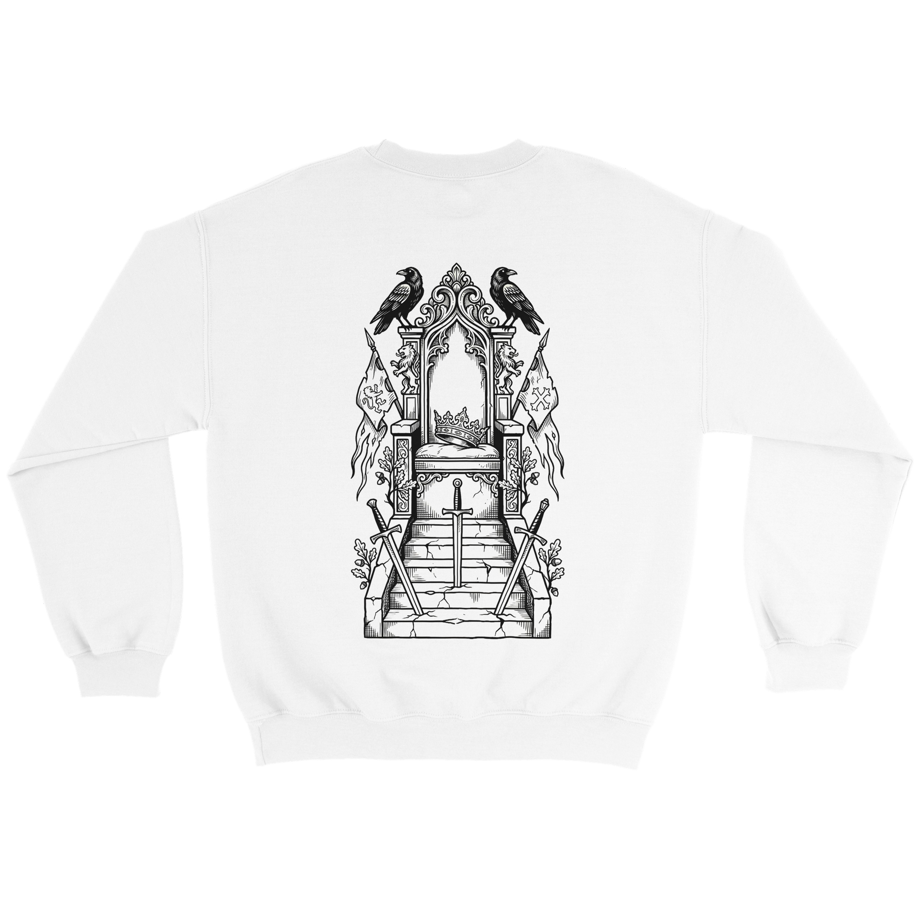 Fallen Throne Sweatshirt, back print